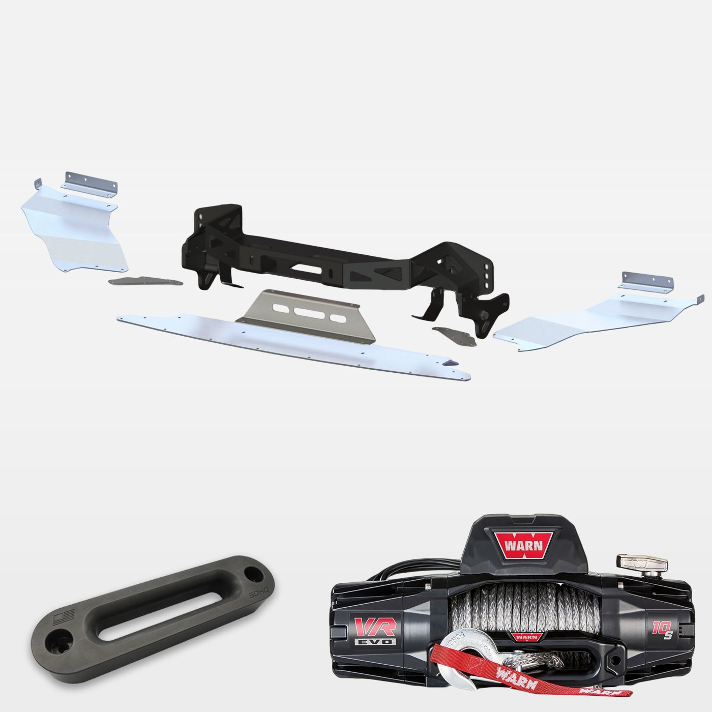 Custom SDHQ Built Winch Mount for 2014-2023 Lexus GX460 | Heavy-Duty Off-Road Accessory | Perfect for Rock Crawling & Overlanding Adventures