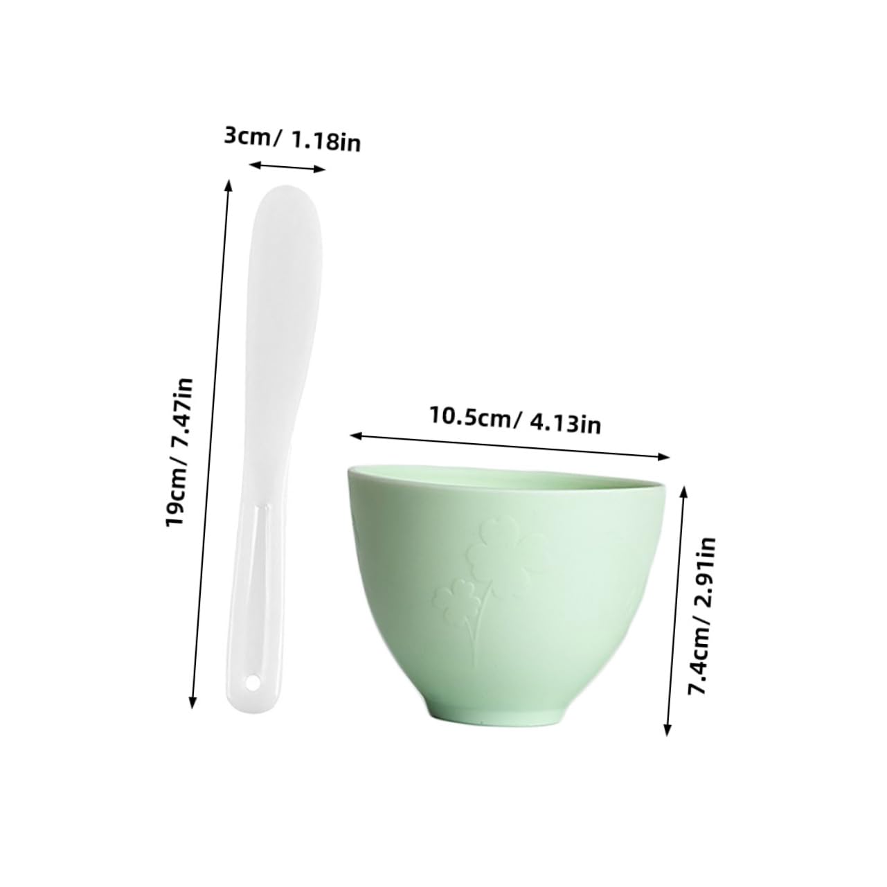 Healeved DIY Face Mask Mixing Bowl Set - Mud & Modeling Mask Mixing Tool for Skincare, Spa & Beauty Treatments at Home | Perfect for Clay Masks, Charcoal Masks & DIY Facial Treatments
