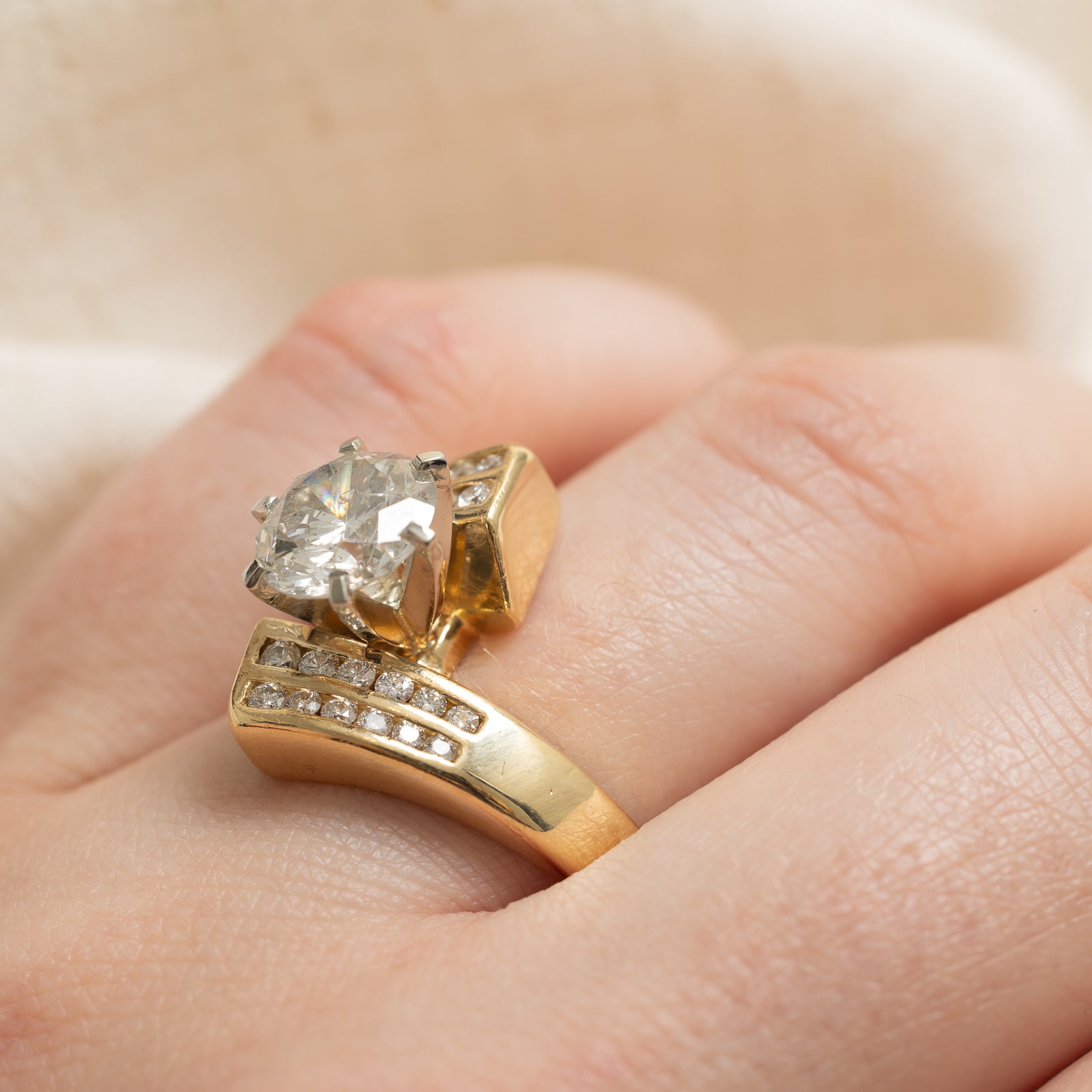 2.52ct Diamond Engagement Ring for Women - 0.41ctw Round Cut Solitaire Ring in Size 7 | Perfect for Proposals, Anniversaries & Special Occasions