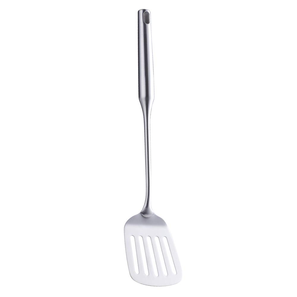 Premium Stainless Steel Slotted Turner & Wok Spatula - 3