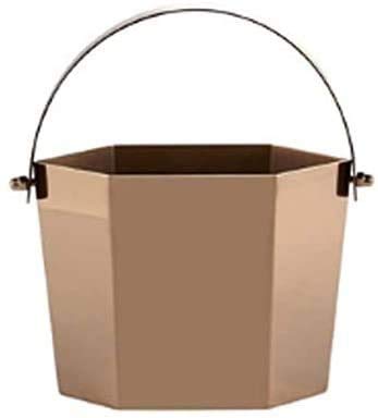 SHIJIANX Stainless Steel Ice Bucket with Double Wall Insulation - 5 Quart Large Capacity Cooler for Drinks, Beer & Champagne - Perfect for Outdoor Parties, BBQs, Picnics, Camping & Home Bar Use - Durable Galvanized Steel Construction