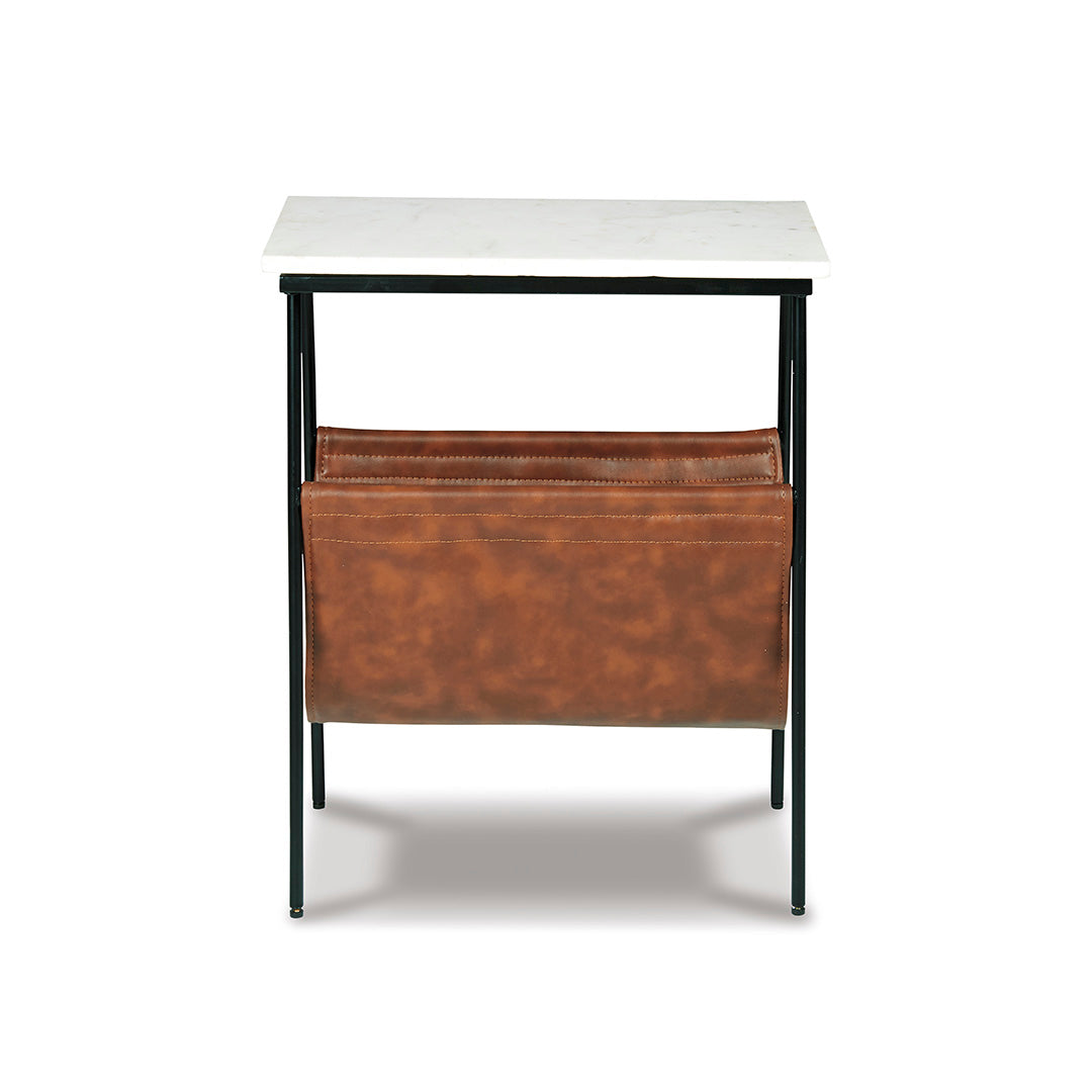 Etanbury Modern Accent Table - Stylish Side Table for Living Room, Bedroom & Office - Perfect for Decor, Storage & Display