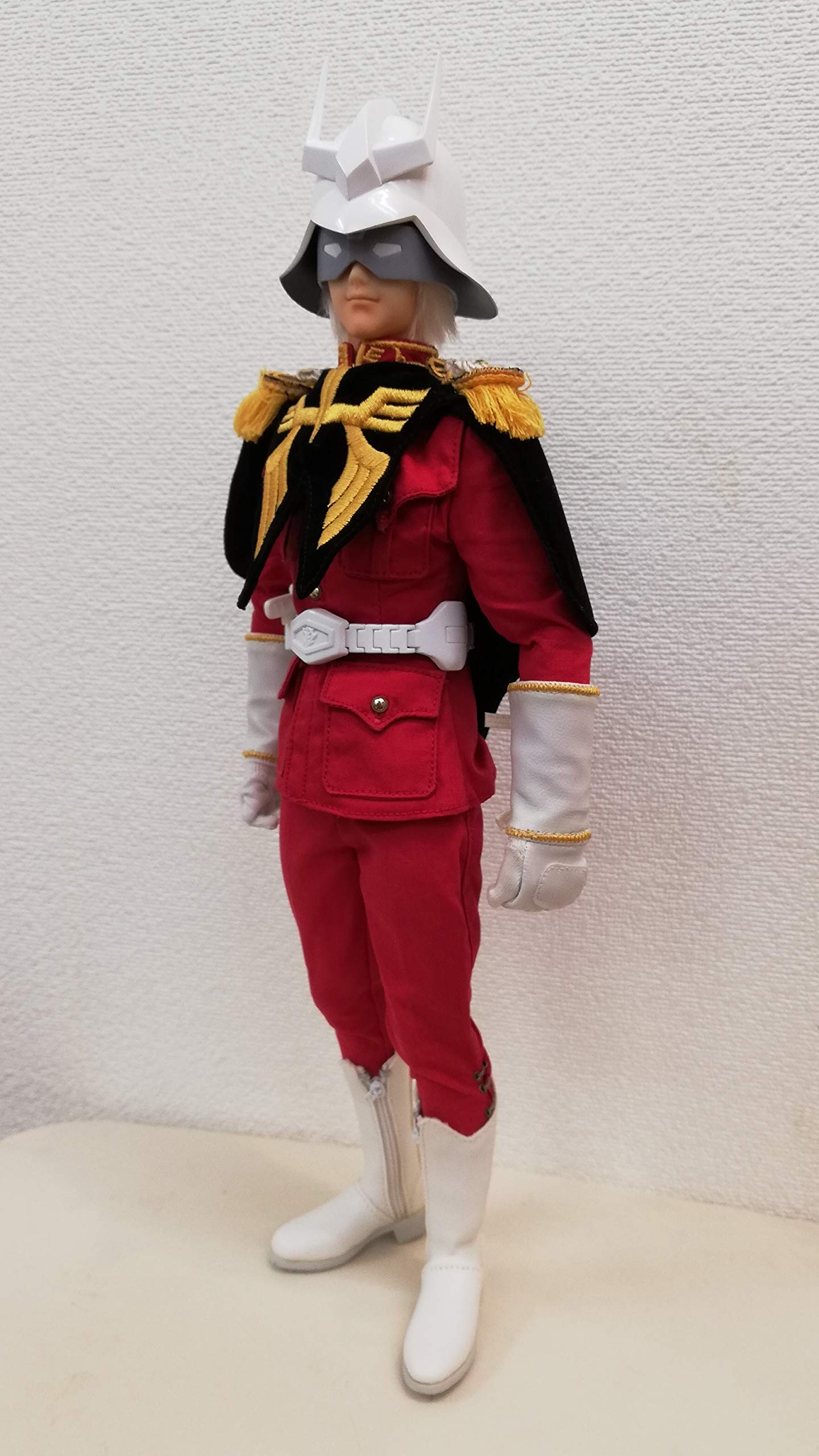 Char Aznable Military Uniform Ver. Action Figure - High-Quality Collectible Model for Gundam Fans | Perfect for Display, Cosplay, and Anime Enthusiasts