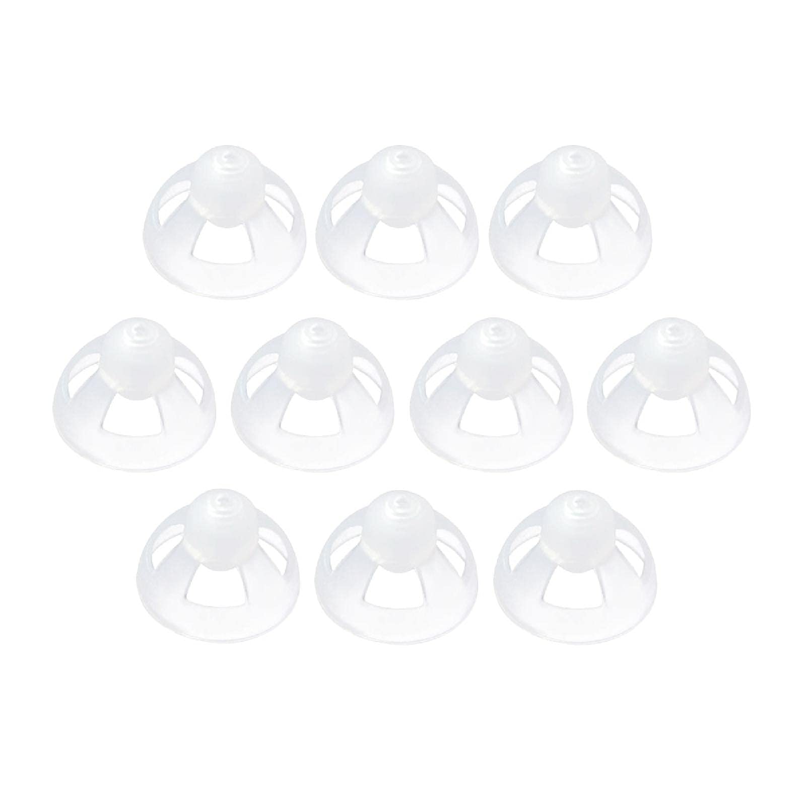 Transparent Soft Silicone Hearing Aid Open Domes - 9PCS Comfortable & Invisible Ear Tips for Clear Sound | Perfect for Daily Use, Travel & Outdoor Activities
