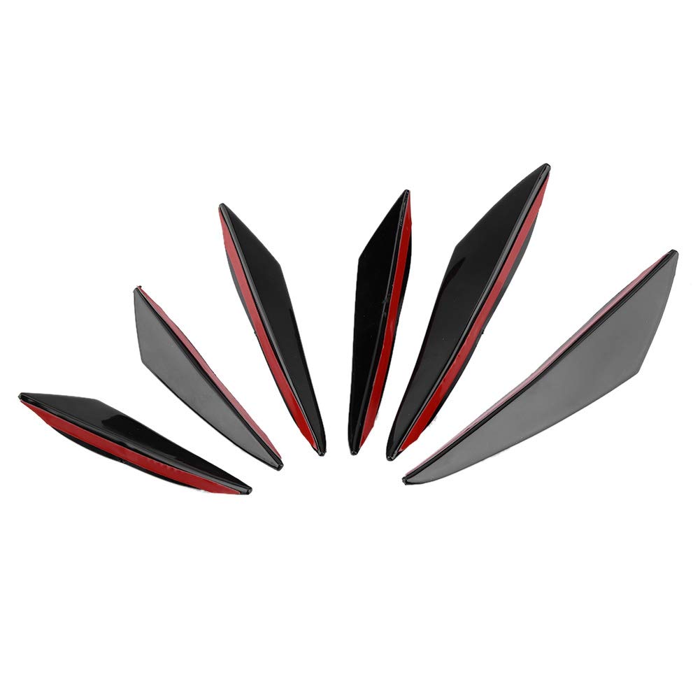 Ultra-Lightweight Colorfast Gloss Black Front Bumper Wind Deflector for Cars - Perfect for Enhanced Aerodynamics & Stylish Vehicle Protection