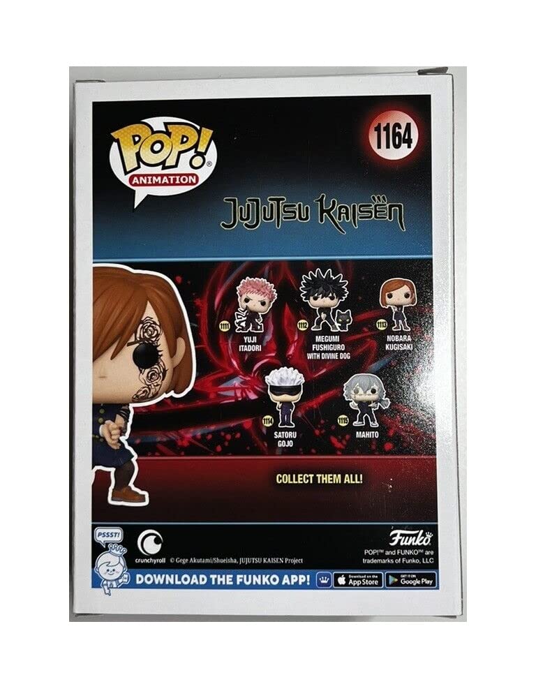 Funko Pop! Jujutsu Kaisen Nobara Kugisaki in Fight Stance #1164 Exclusive Vinyl Figure with Pop Protector - Anime Collectible for Display & Protection
