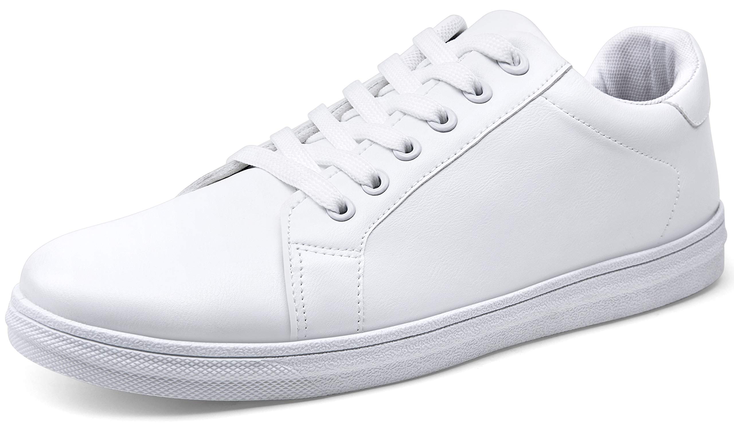 Jousen Men's White Fashion Sneakers - Lightweight Comfortable Casual Shoes for Walking, Running & Daily Wear | Perfect for Gym, Work & Outdoor Activities