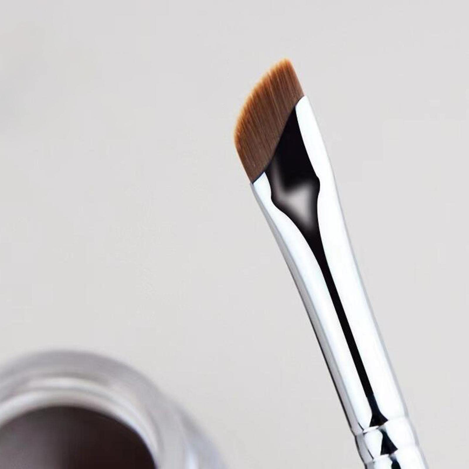 Professional Angled Eyeliner Brush & Eyebrow Brush for Makeup Artists - Precision Cosmetic Brush Set for Winged Eyeliner and Brow Shaping | Perfect for Salon, Home Makeup and Professional Kit | Health & Beauty Makeup Tools