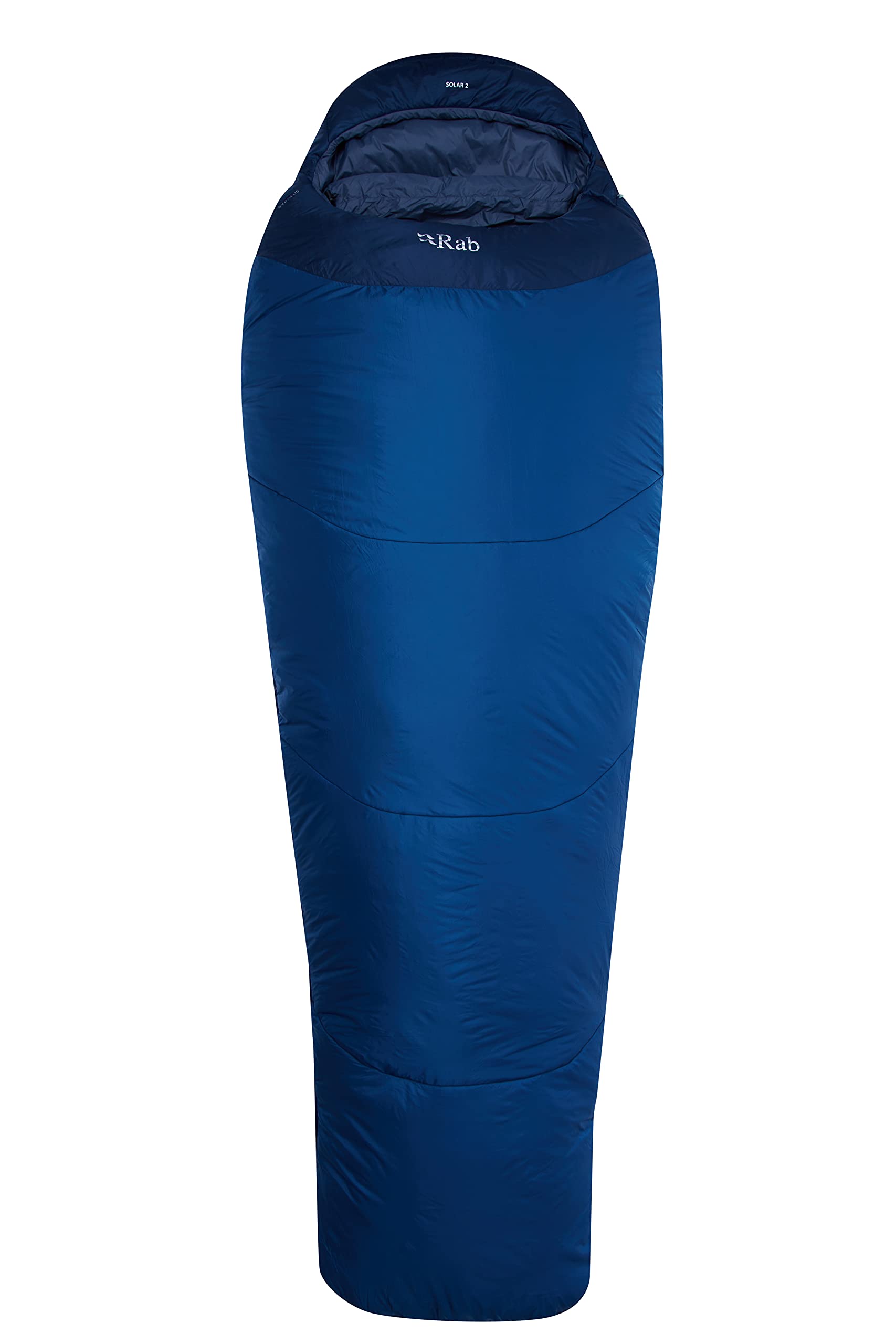 Rab Solar Synthetic Insulated Mummy Sleeping Bag - Lightweight & Water-Resistant for Camping, Hiking, Backpacking - Perfect for Cold Weather Adventures & Outdoor Survival