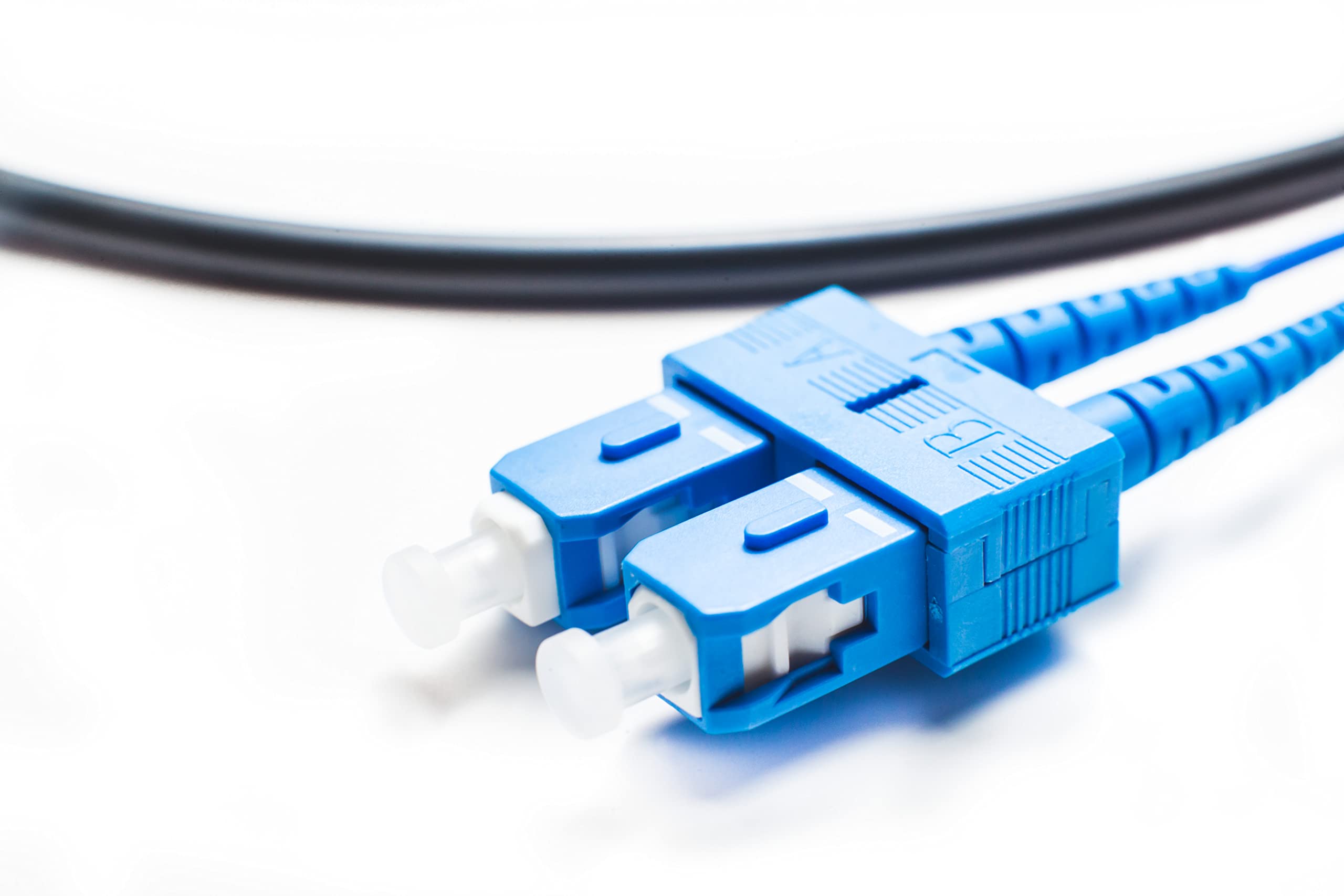 100M OS2 SC-SC Fiber Optic Cable - Indoor/Outdoor Duplex 9/125 Single Mode Jumper (328ft) | Length Options 0.5M-300M | SMF SC-SC DX Black | Perfect for Data Centers, Telecom Networks & High-Speed Internet Connections