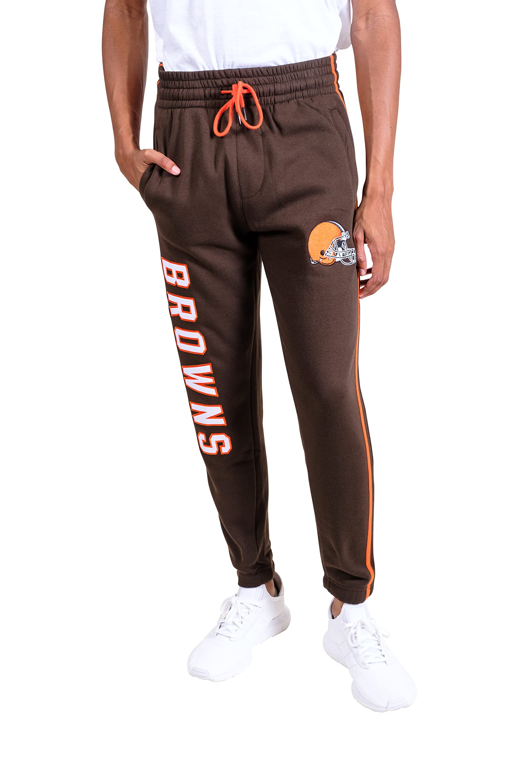 Ultra Game NFL Men's Active Soft Fleece Jogger Sweatpants - Comfortable Athletic Pants for Football Fans, Workout & Lounge Wear