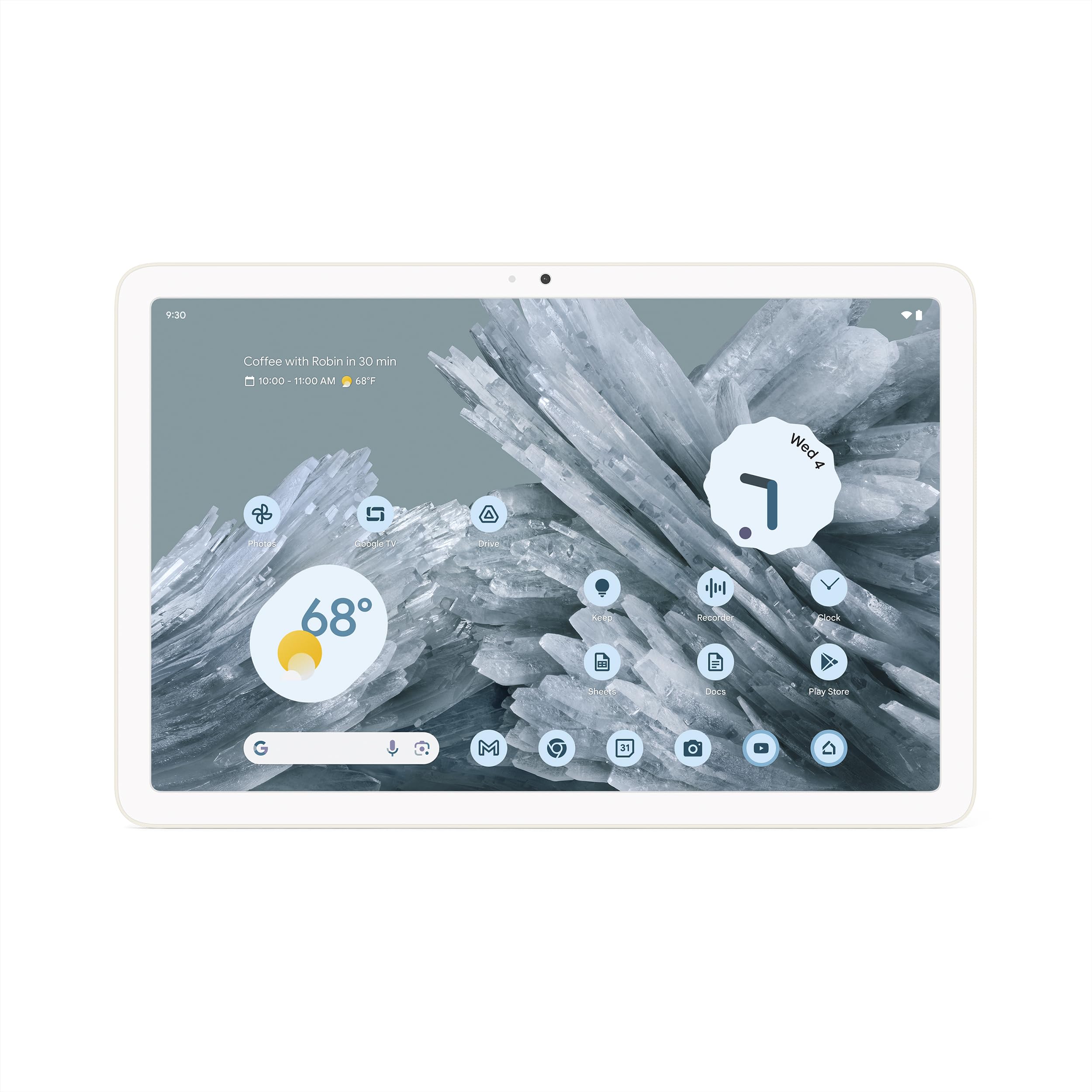 Google Pixel Tablet - 11-Inch Android Tablet with Long Battery Life, 8GB RAM & 128GB Storage (Porcelain) - Perfect for Work, Entertainment & Home Use