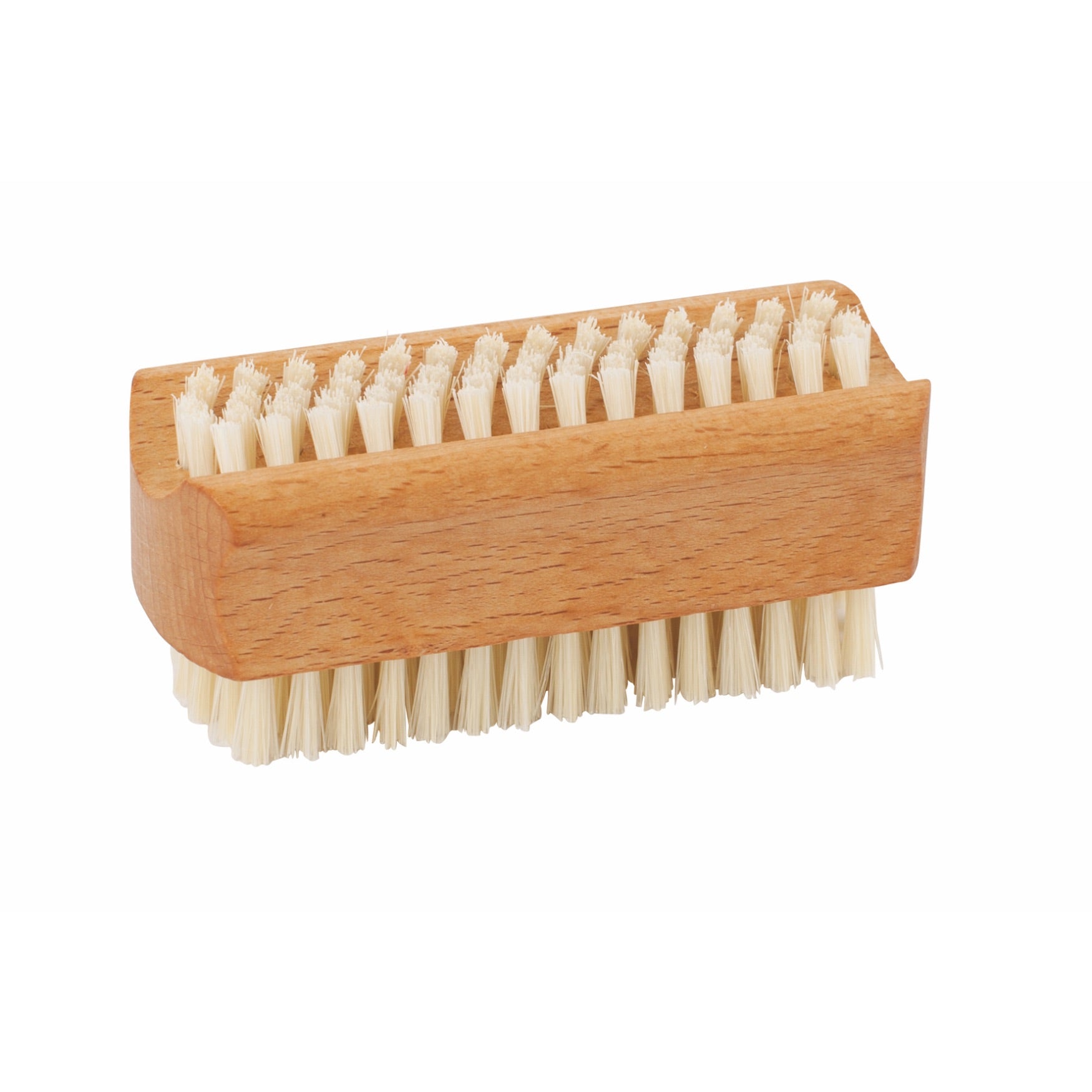 Premium Oiled Beechwood Nail Brush with Natural Bristles - Gentle Exfoliating Hand & Foot Scrubber for Spa, Pedicure & Home Manicure Care