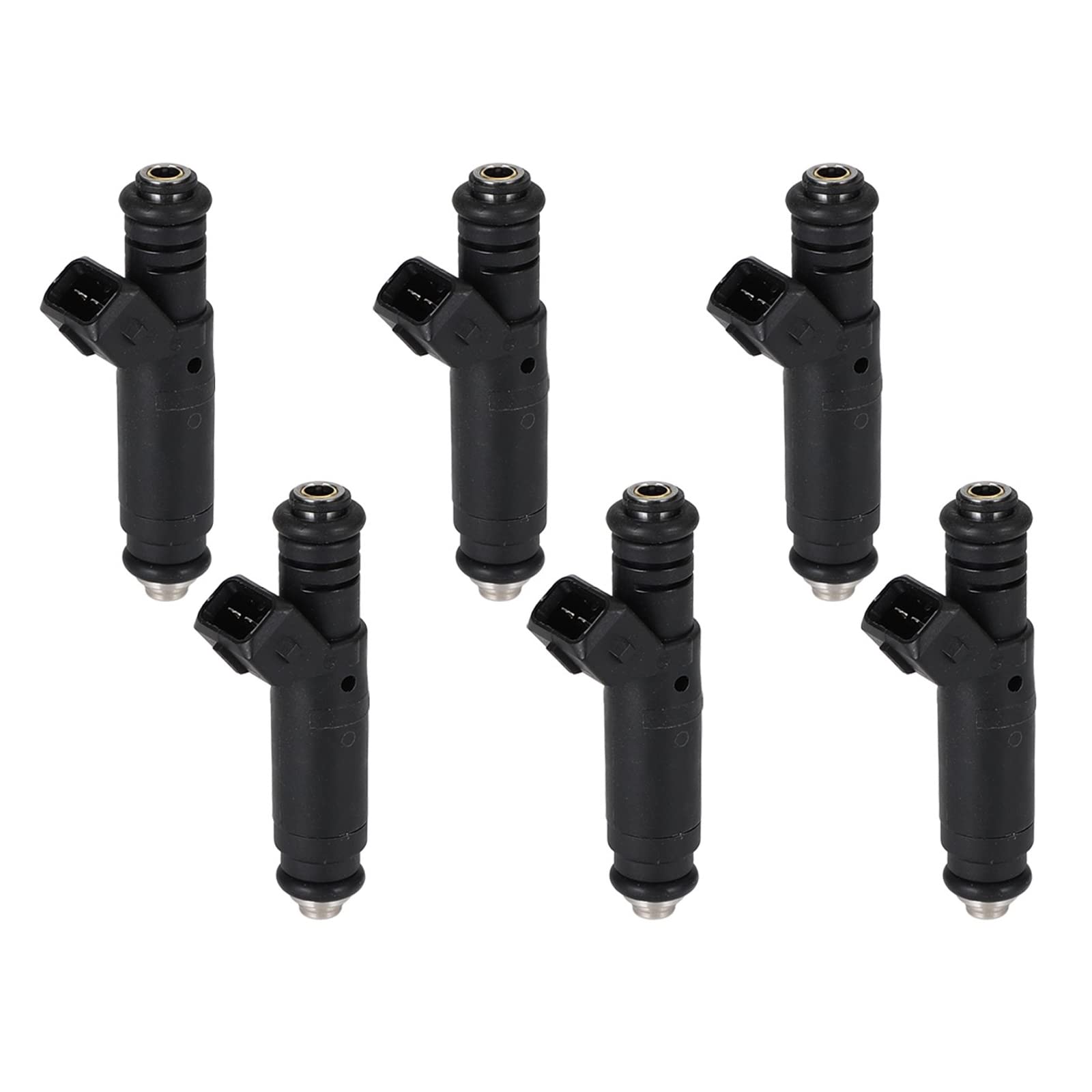 6Pcs 60LB 630cc Fuel Injectors FI114961 - Compatible with Siemens Deka, VW, BMW, GM AGU EV1 - High Performance Fuel Injection System for Car Upgrades & Engine Tuning