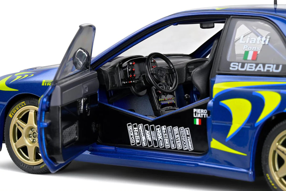 1:18 Subaru Impreza 22B STI WRC Rally Car Model - 1997 Monte Carlo #4 Liatti/Pons - Collectible Die-Cast Vehicle for Racing Enthusiasts & Display Decor