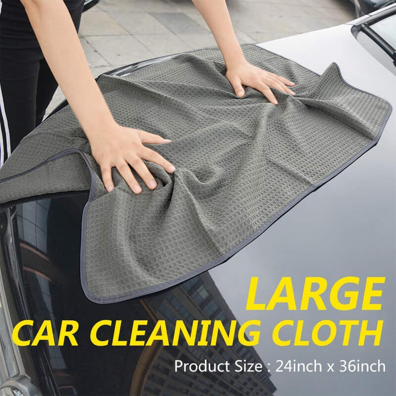 Premium Waffle Weave Microfiber Towels - 16x24 Inches, 380GSM, Bulk Pack of 120 - Ultra Absorbent & Quick Drying for Gym, Spa, Hotel & Automotive Detailing