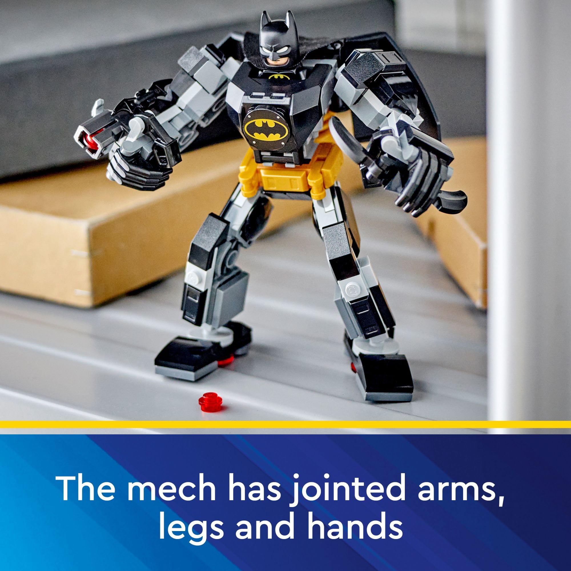 LEGO DC Batman: Batman Mech Armor Super Hero Building Set (76270) - Includes Collectible Robot Action Figure & Batman Minifigure - Creative Gift for Kids Ages 6+ | Superhero Play, Birthday Presents & Batman Fan Collections