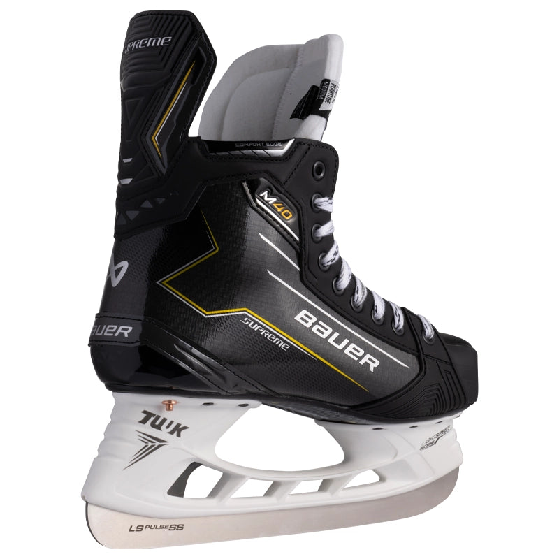 Bauer Supreme M40 Intermediate Ice Hockey Skates - High-Performance Skates for Youth & Adult Hockey Players - Perfect for Ice Rinks, Training, and Competitive Games