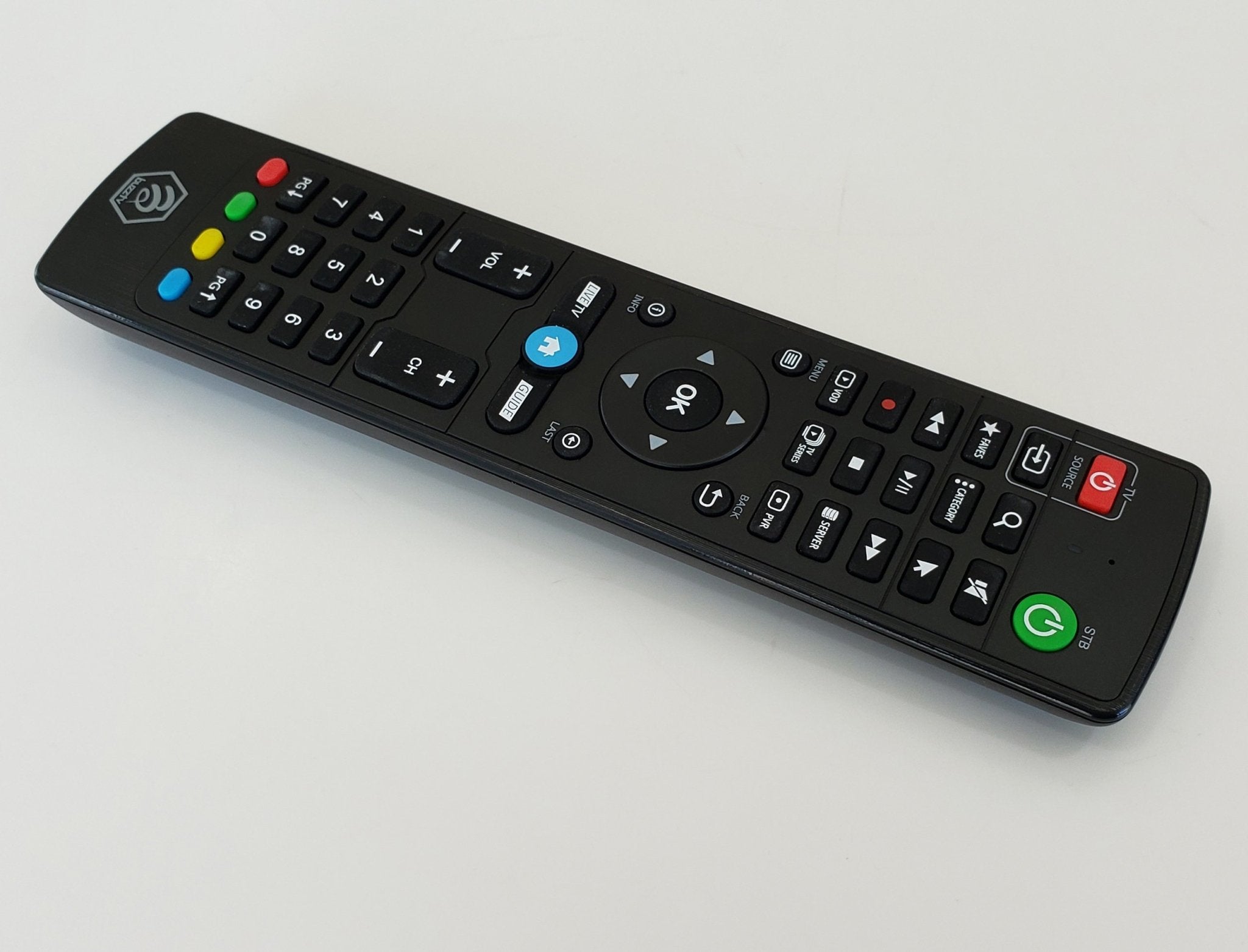 BuzzTV IR 100 Universal Remote Control for Smart TVs - Compatible with Multiple Devices, Perfect for Home Entertainment & Streaming Setup