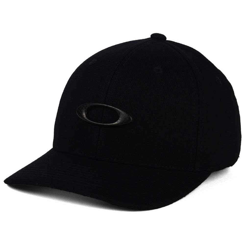 Oakley Tin Can Carbon Fiber Stretch-Fitted Cap - Lightweight Performance Hat for Running, Golf & Outdoor Activities
