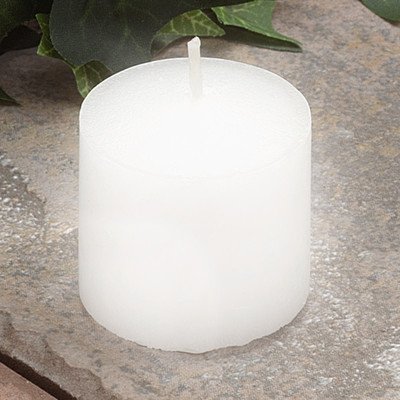 Biedermann & Sons 288-Count White Votive Candles in Bulk - Perfect for Weddings, Restaurants, and Home Decor