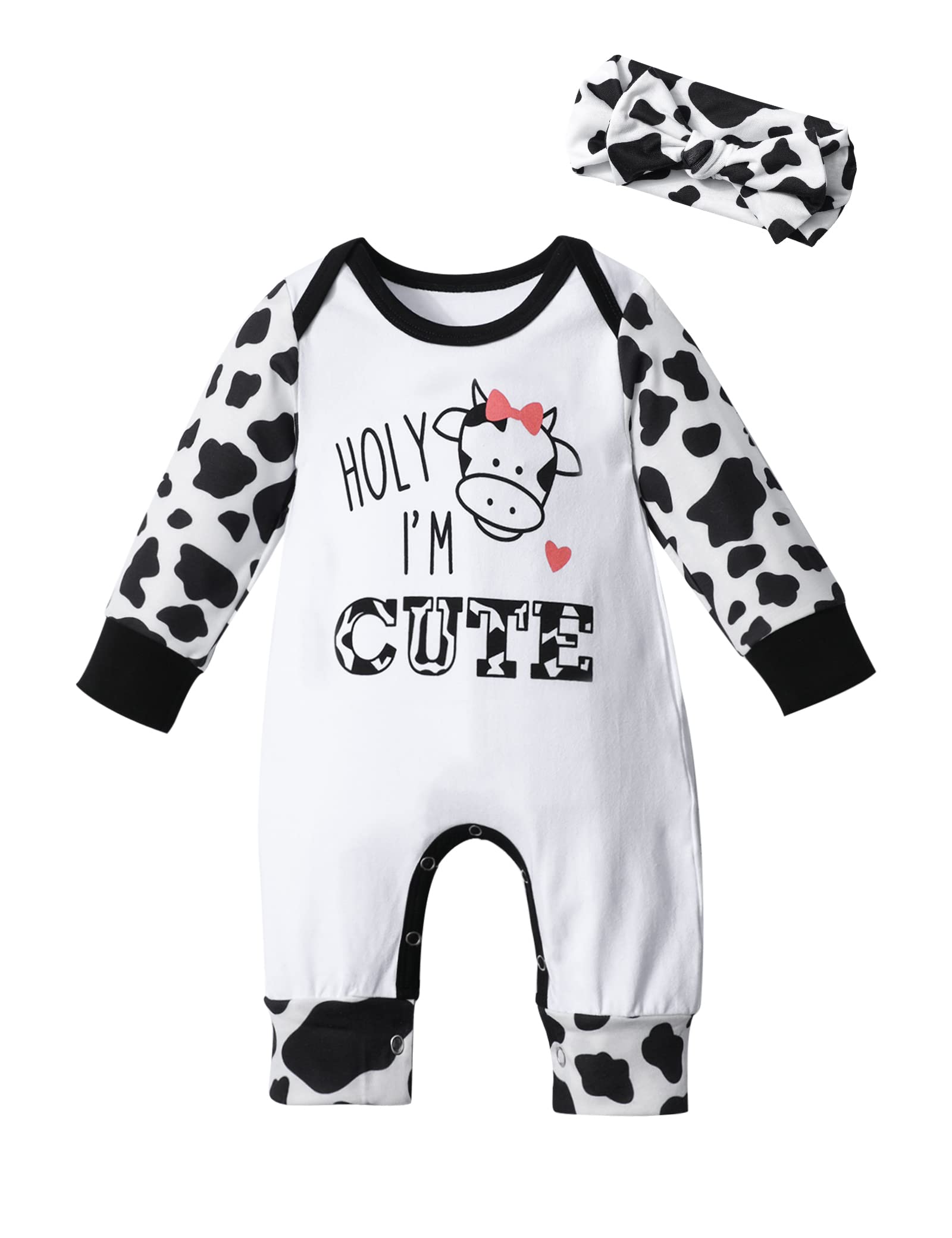 Vonkilizo Newborn Baby Girl Romper Onesie - Soft Cotton Infant Jumpsuit Outfit for 0-24 Months | Cute & Comfortable Baby Clothes for Girls | Perfect for Daily Wear, Photo Shoots & Special Occasions