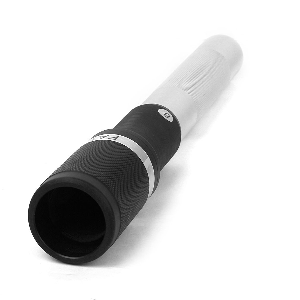 Telescopic Cue Extension for Billiards Pool Cue - Adjustable Black & Silver Cue Extender | Perfect for Snooker, 8-Ball & 9-Ball Games | Extends Reach for Better Shots