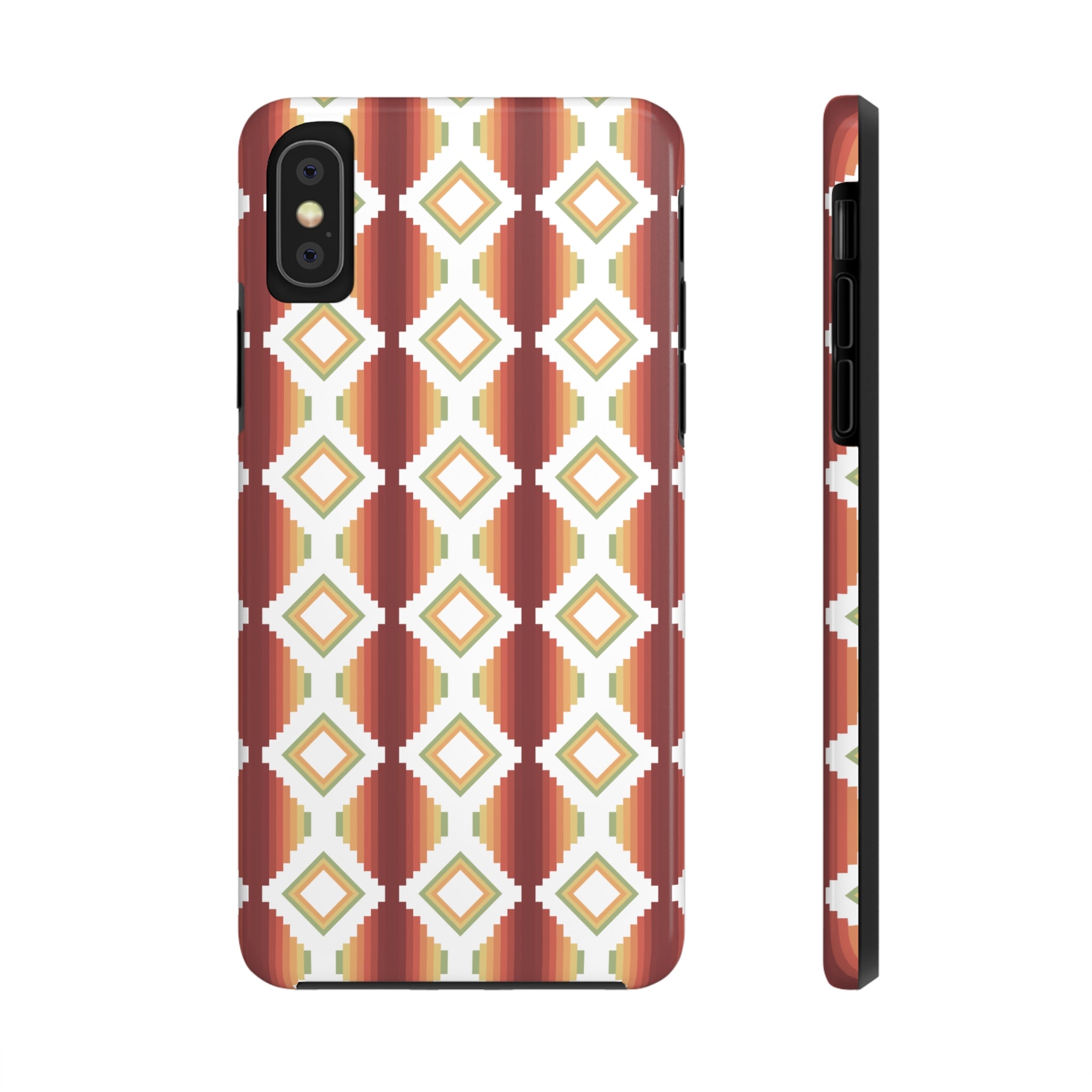 Durable Southwestern Rio Boho Hard Phone Case for iPhone & Samsung - Stylish Protection for Travel & Outdoor Adventures