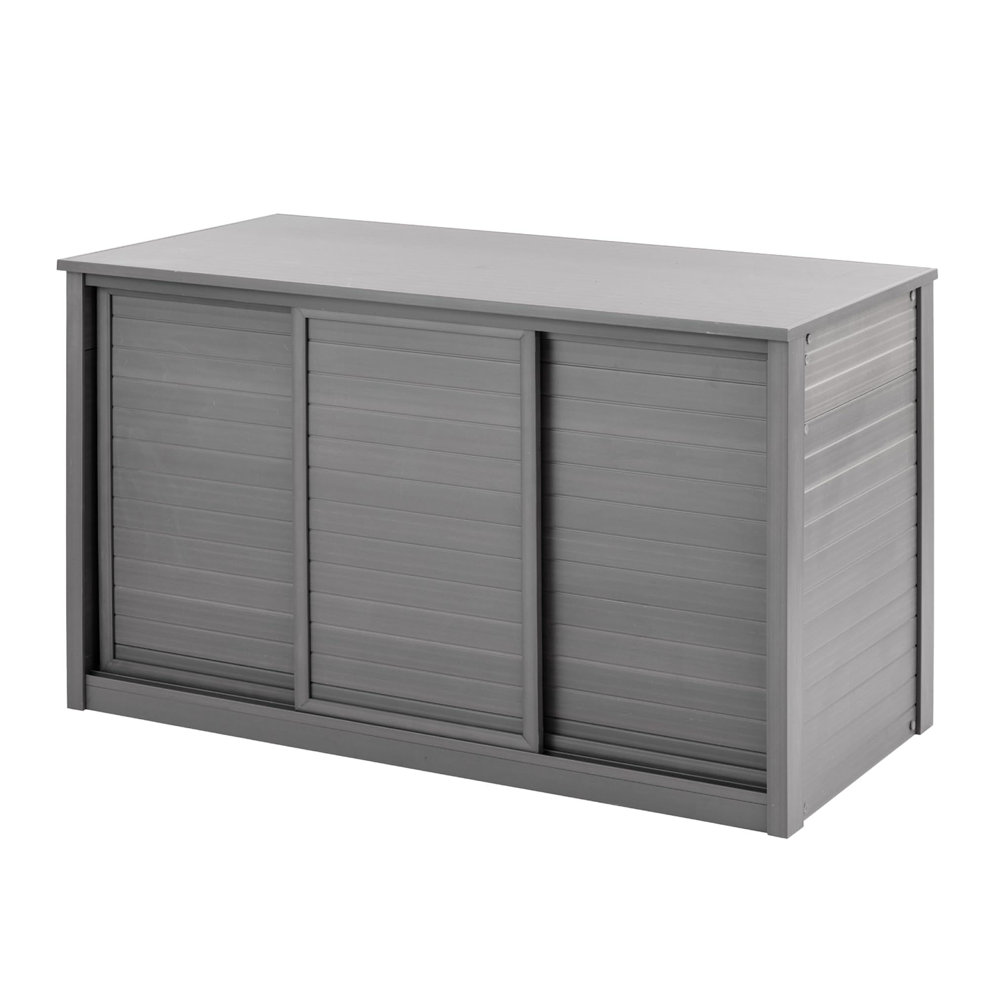 New Age Pet ECOFLEX Versa Stand Storage Cabinet for Dogs & Cats - 48-Inch Durable WPC Composite Pet Organizer | Non-Toxic, Easy Assembly | Store Pet Food, Toys, Bedding & Accessories | Perfect for Living Room, Garage or Pet Room | 10-Year Warranty