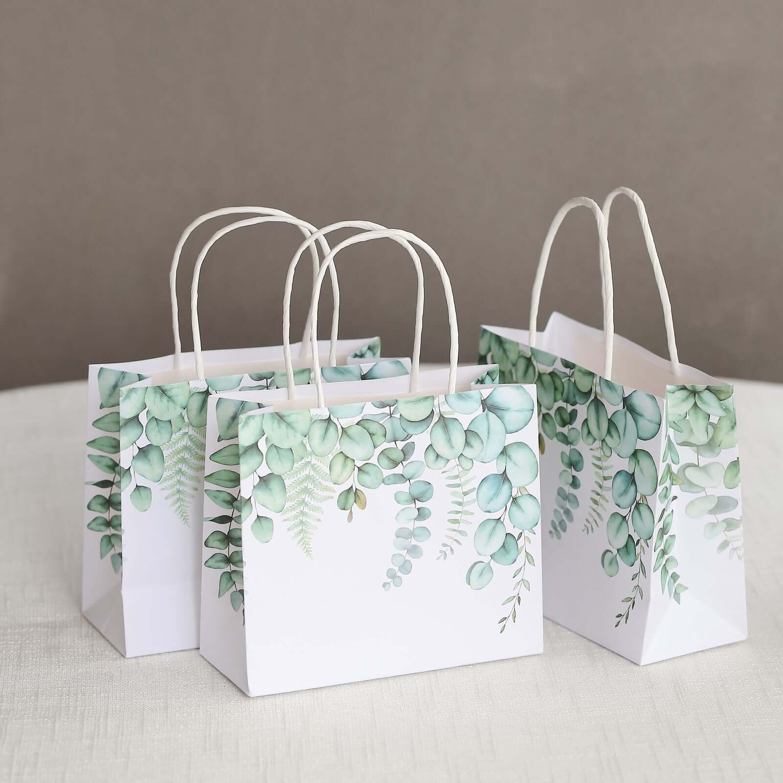 12 Pack Kraft Paper Gift Bags with Handles - Eco-Friendly Party Favor Bags for Birthdays, Weddings & Baby Showers - Perfect for Gift Wrapping & Small Gifts
