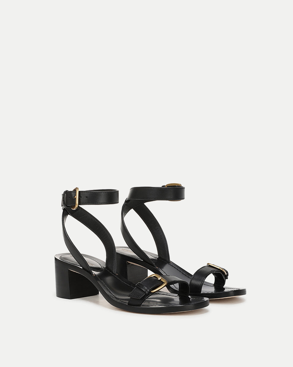 Elia Buckle Sandal - Women's Comfortable Strappy Summer Slide Sandals with Adjustable Buckle | Perfect for Beach, Vacation, and Casual Outings