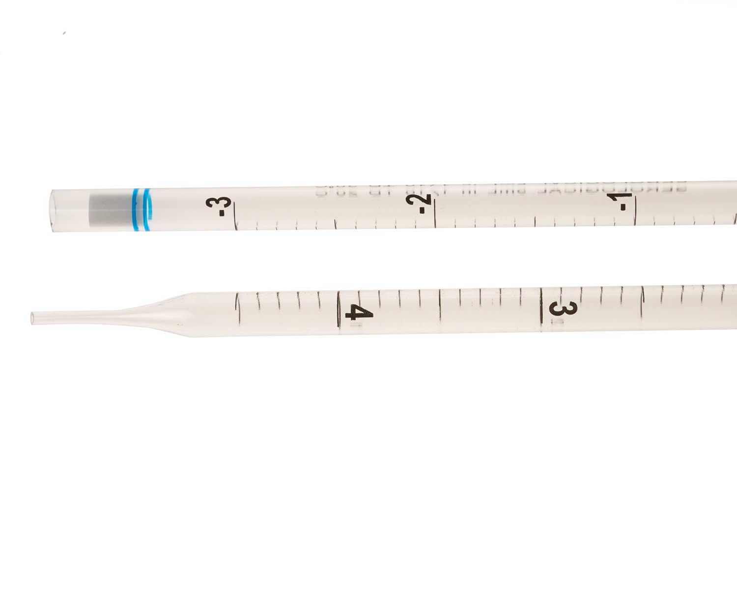 Sterile Individually Wrapped 5mL Clear Plastic Pipettes - Pack of 200 (50 per Bag) - Ideal for Laboratory, Medical, and Research Applications