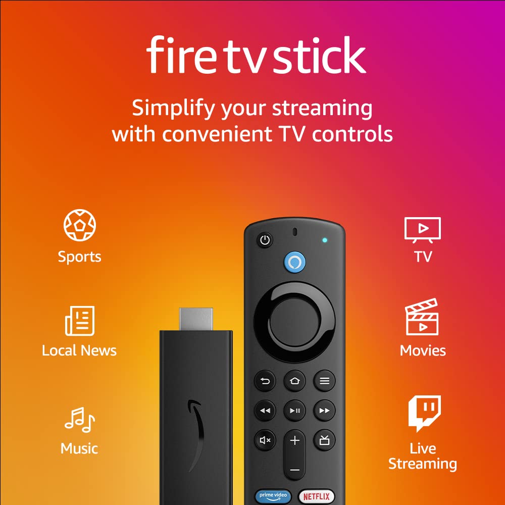 Amazon Fire TV Stick 4K with Luna Controller - Ultimate Gaming Bundle for Streaming & Cloud Gaming | Perfect for Home Entertainment & Online Multiplayer