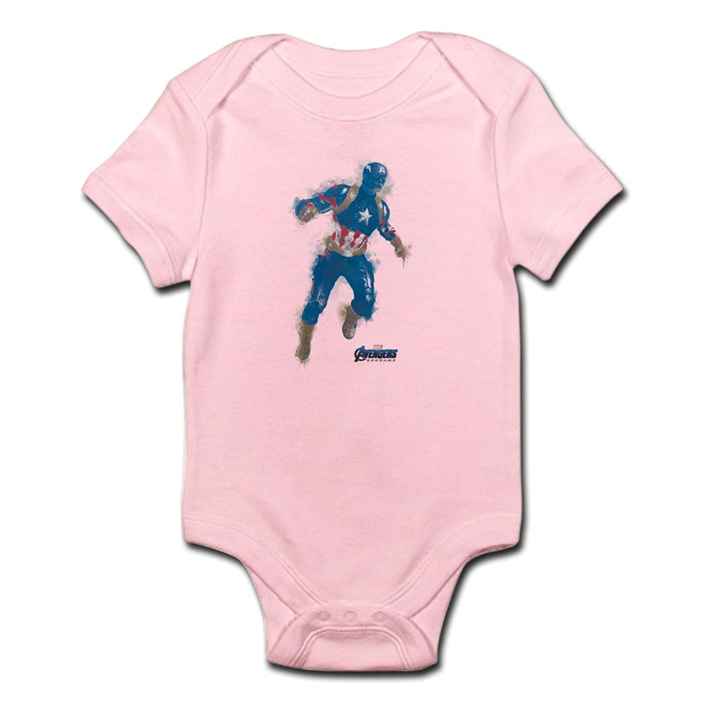 Captain America Baby Light Bodysuit - Soft Cotton Infant Onesie for Boys & Girls | Perfect for Superhero Costumes, Birthday Parties & Comic Con Events
