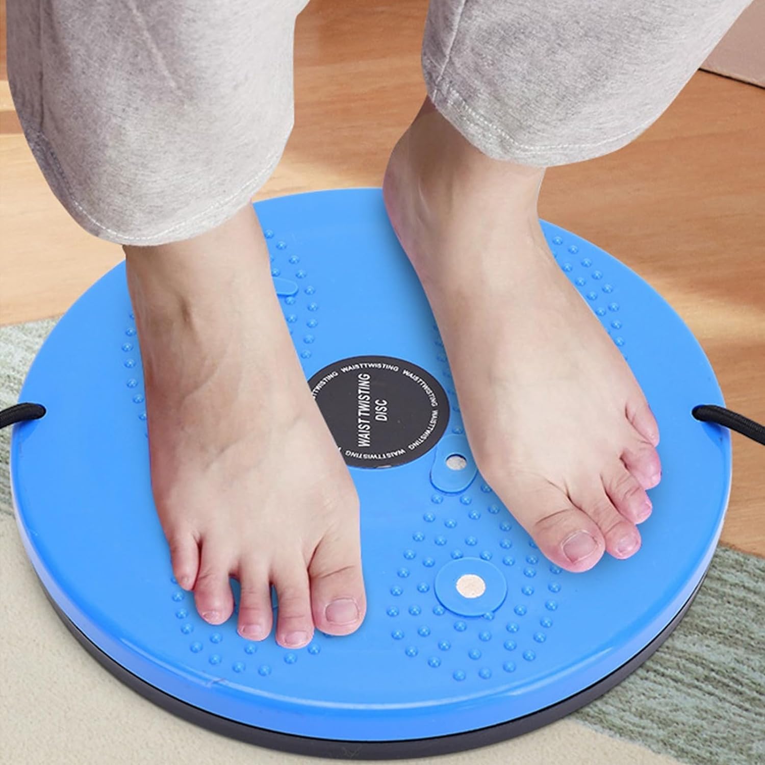 Waist Whisper Disc Ab Twister Board - Core Workout Equipment for Waist Slimming & Toning - Strengthen Abs & Obliques - Perfect for Home Gym, Office Fitness & Weight Loss Routines