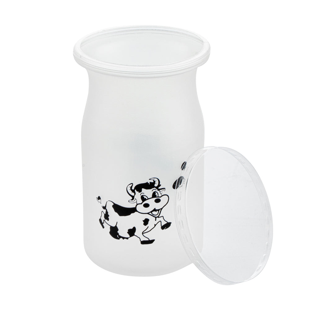 5 oz Clear Plastic Yogurt Cups with Lids - 2.25