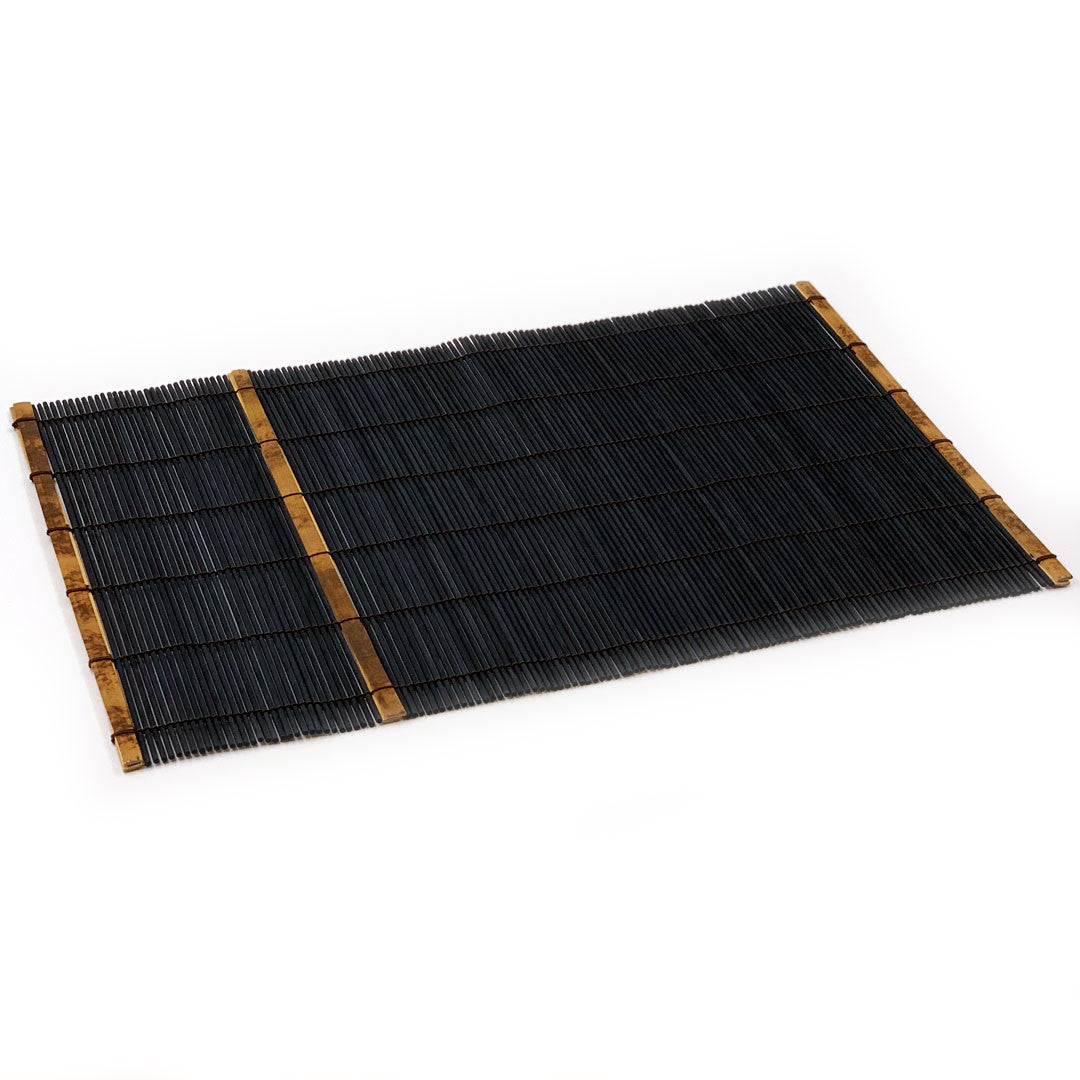 Premium Black Bamboo Sudare Placemat - 18.1