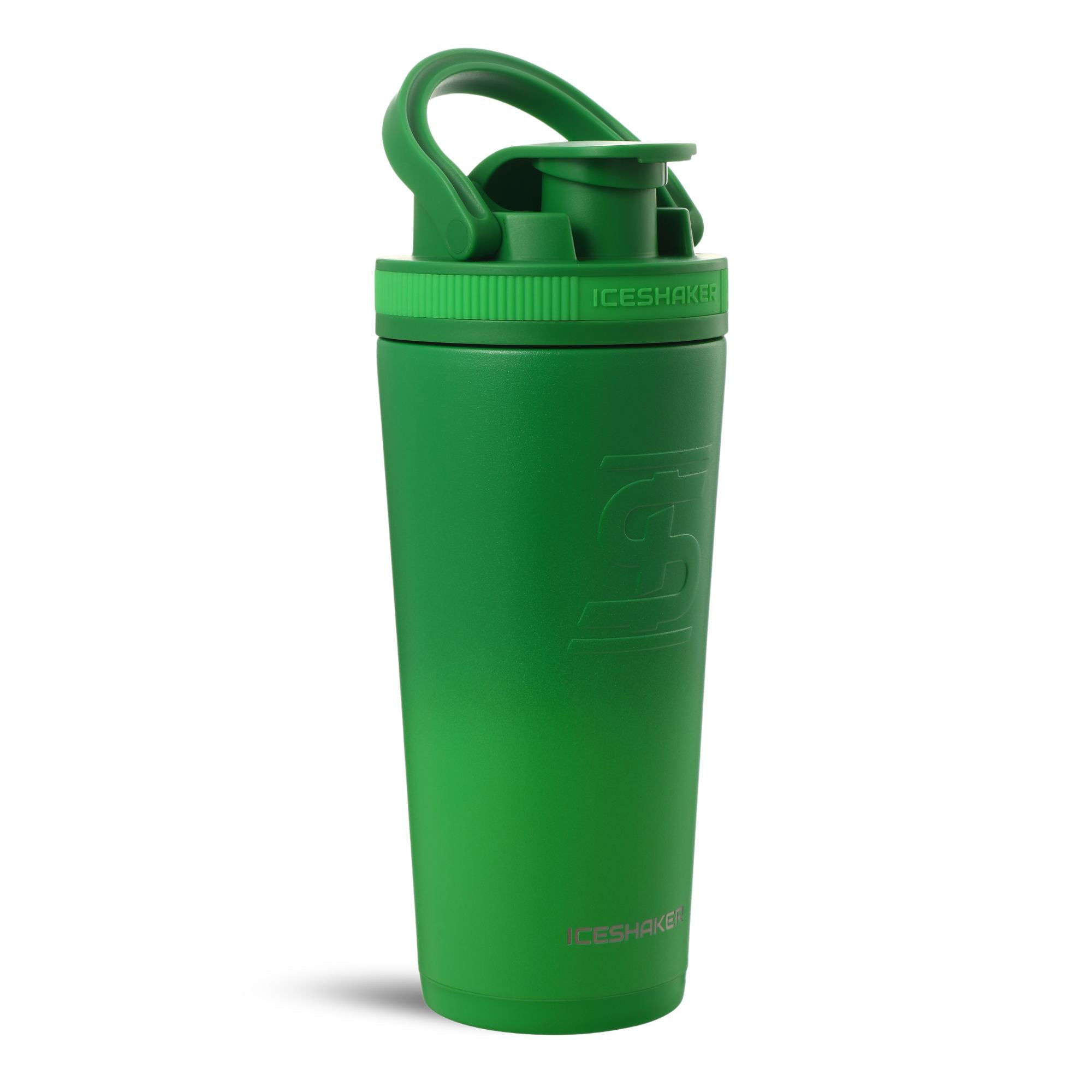 26oz Ice Shaker Bottle - Green Color Rush Series | Leakproof Protein Shaker Cup for Gym, Workouts & Outdoor Activities | BPA Free Sports Water Bottle
