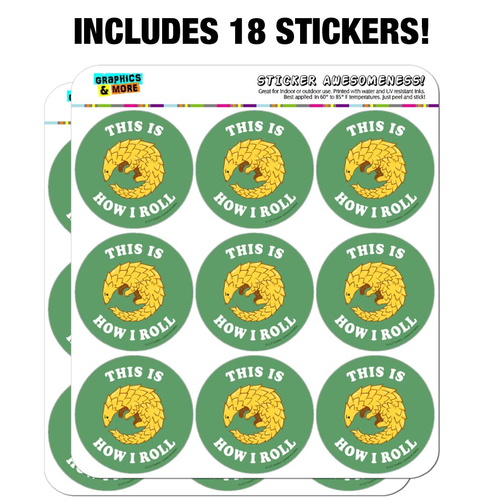 Funny Armadillo Stickers for Planners, Calendars & Scrapbooking - Cute Crafting Decals for Bullet Journals, DIY Projects & Gift Wrapping