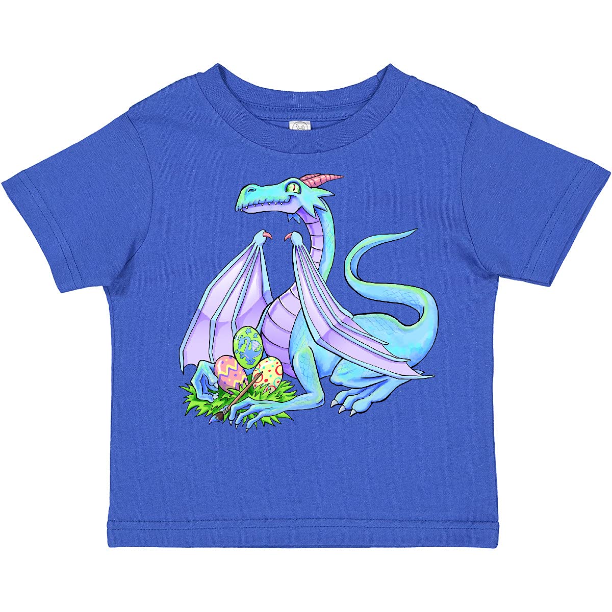 Blue Easter Dragon Toddler T-Shirt - Cute Easter Outfit