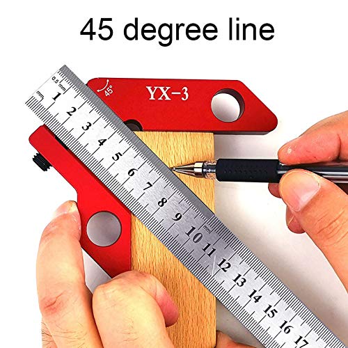 Precision Woodworking Center Finder & Line Caliber Ruler - Adjustable Measuring Tool for Carpentry, DIY Projects, and Wood Crafting - Perfect for Marking Centers, Drawing Lines, and Accurate Measurements in Woodworking