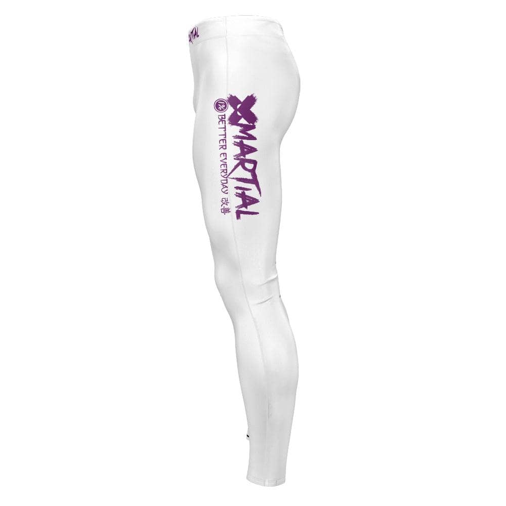 American Fighter Rank BJJ Spats - Compression Pants for Brazilian Jiu-Jitsu, MMA & Grappling - Perfect for Training, Competition & Gym Workouts