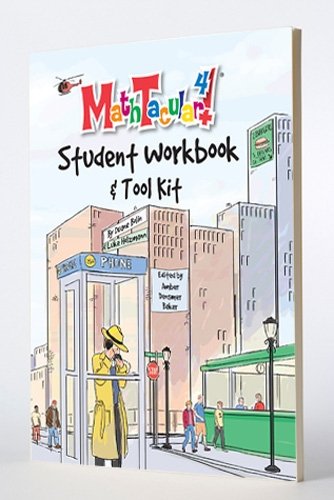 Mathtacular 4 Student Workbook & Math Tool Kit - Fun Learning Activities for Homeschool & Classroom Math Practice (Ages 8-10)