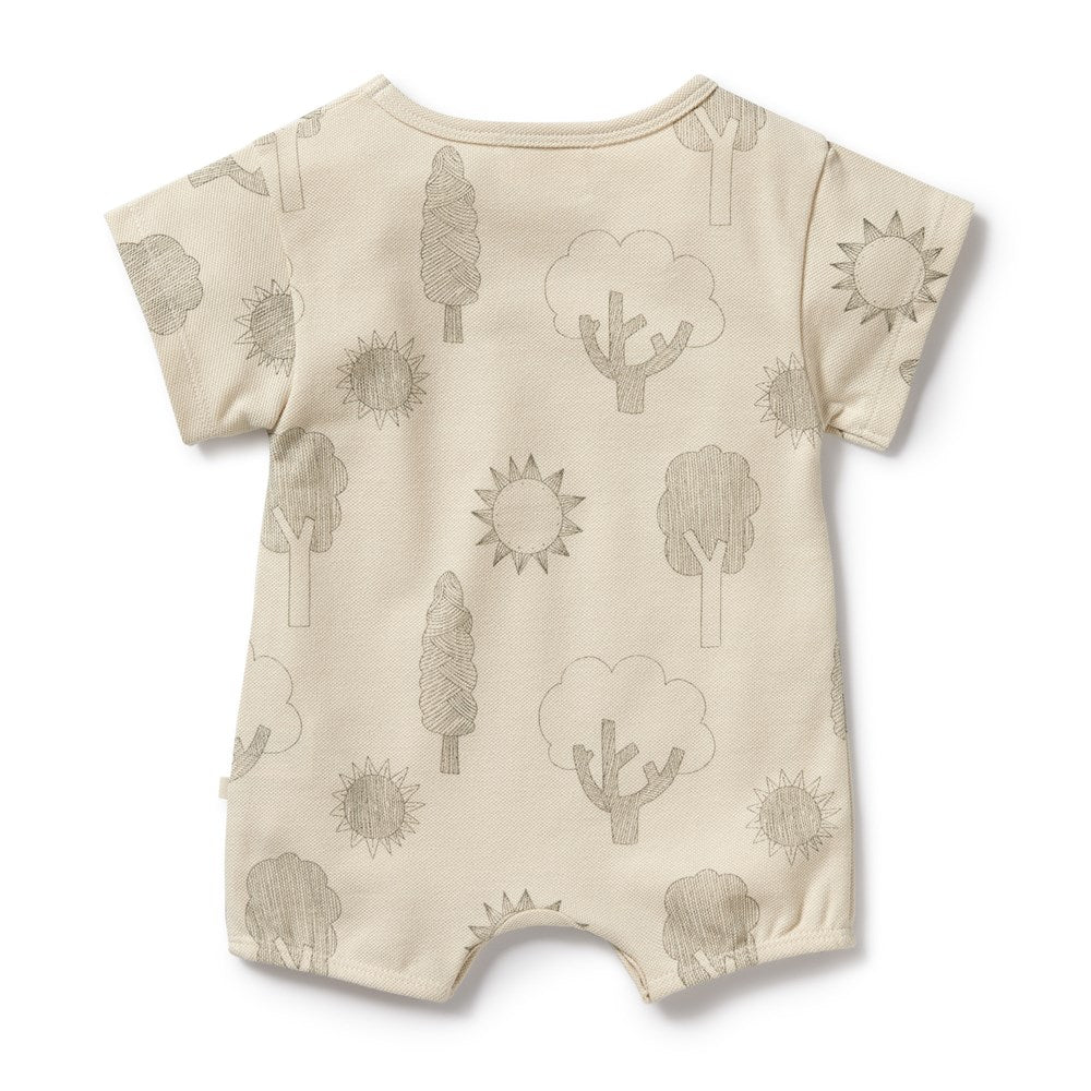 Park Days Organic Baby Growsuit - Soft 100% Cotton Bodysuit for Newborns & Infants | Perfect for Playdates, Daycare & Family Outings