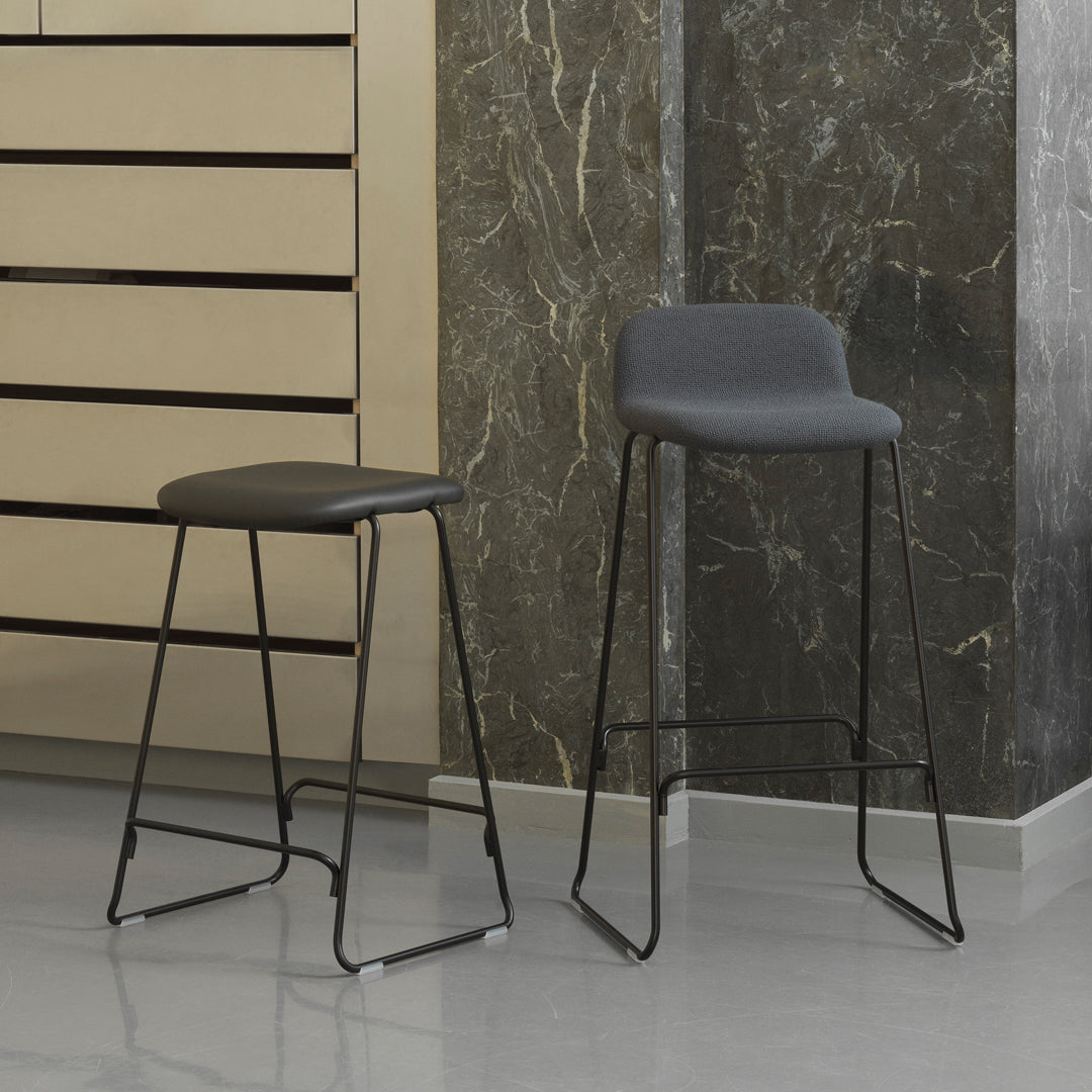 Just Counter Stool - Fully Upholstered Bar Stool for Kitchen Island, Breakfast Nook & Home Bar | Comfortable Modern Dining Chair