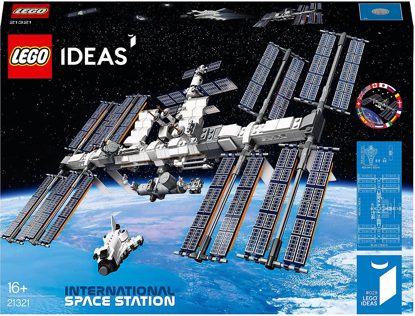 LEGO Ideas International Space Station (21321) Building Set for Adults & Teens 16+ – STEM Educational Toy for Space Enthusiasts & Home Decor Display