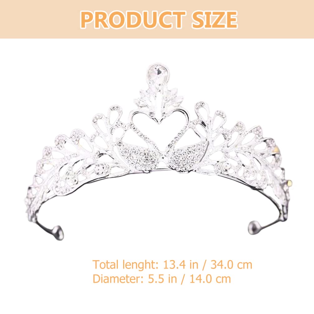 Jojofuny Rhinestone Bridal Tiara Crown - Luxury Wedding Headpiece for Bride, Birthday, Bar Mitzvah & Special Occasions | Baroque Alloy Antique Turban Headband | Perfect for Weddings, Prom, Quinceañera & Formal Events