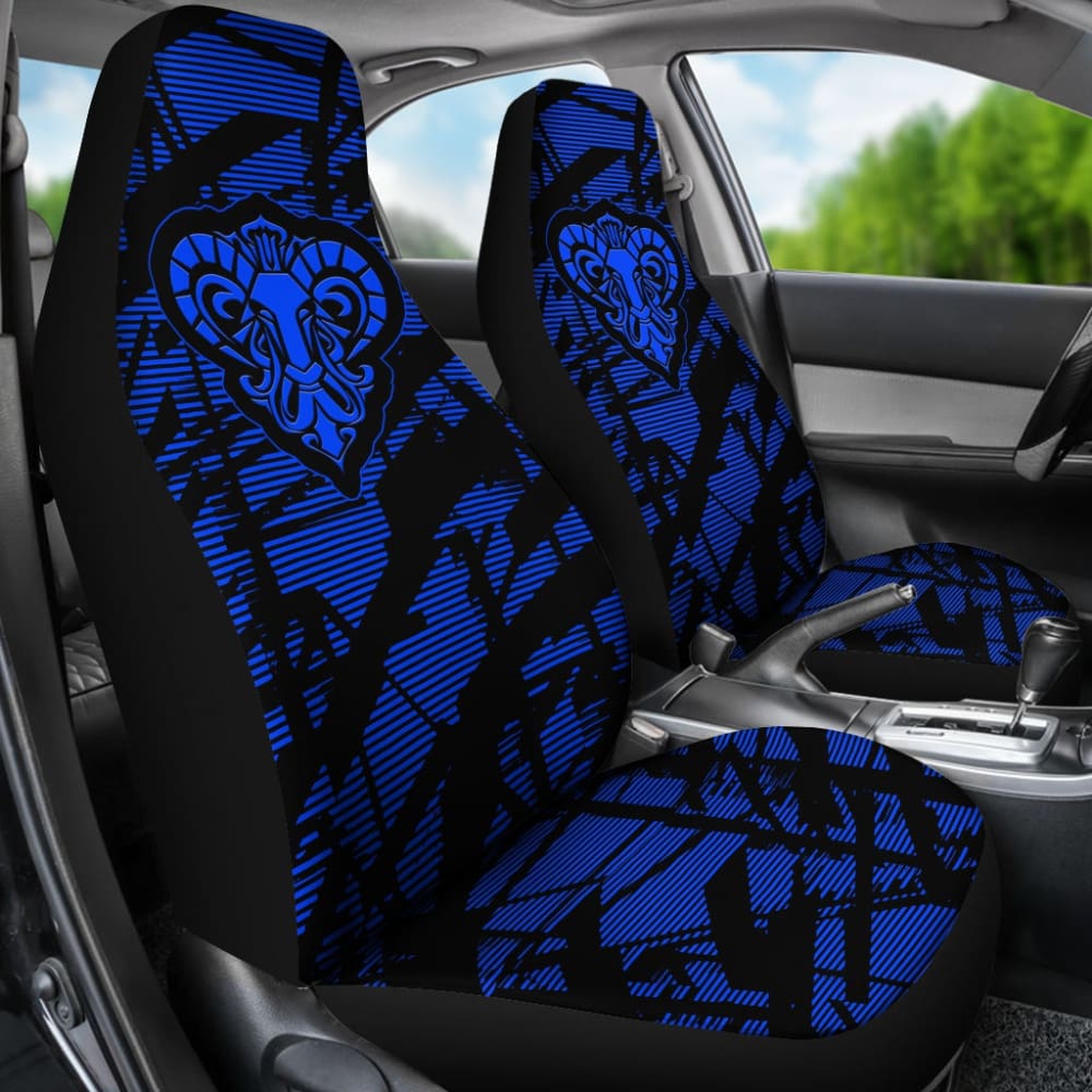 Premium Custom Fit Blue Dodge Ram Seat Covers - Durable Neoprene Protection for 2019-2023 Models | Perfect for Road Trips, Off-Roading & Daily Commutes