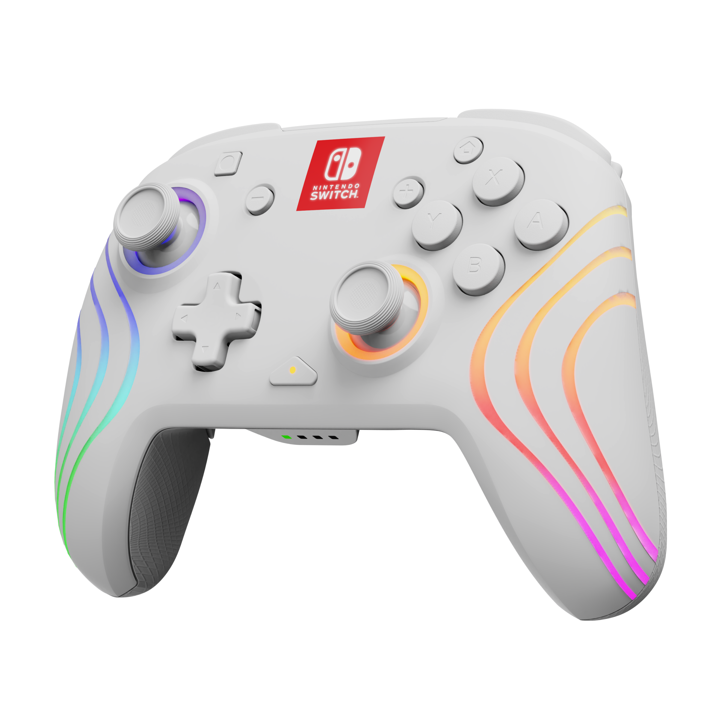 Afterglow Wave Wireless Controller for Nintendo Switch - White | Motion Control & Vibration Feedback | Perfect for Gaming, Multiplayer & Family Fun