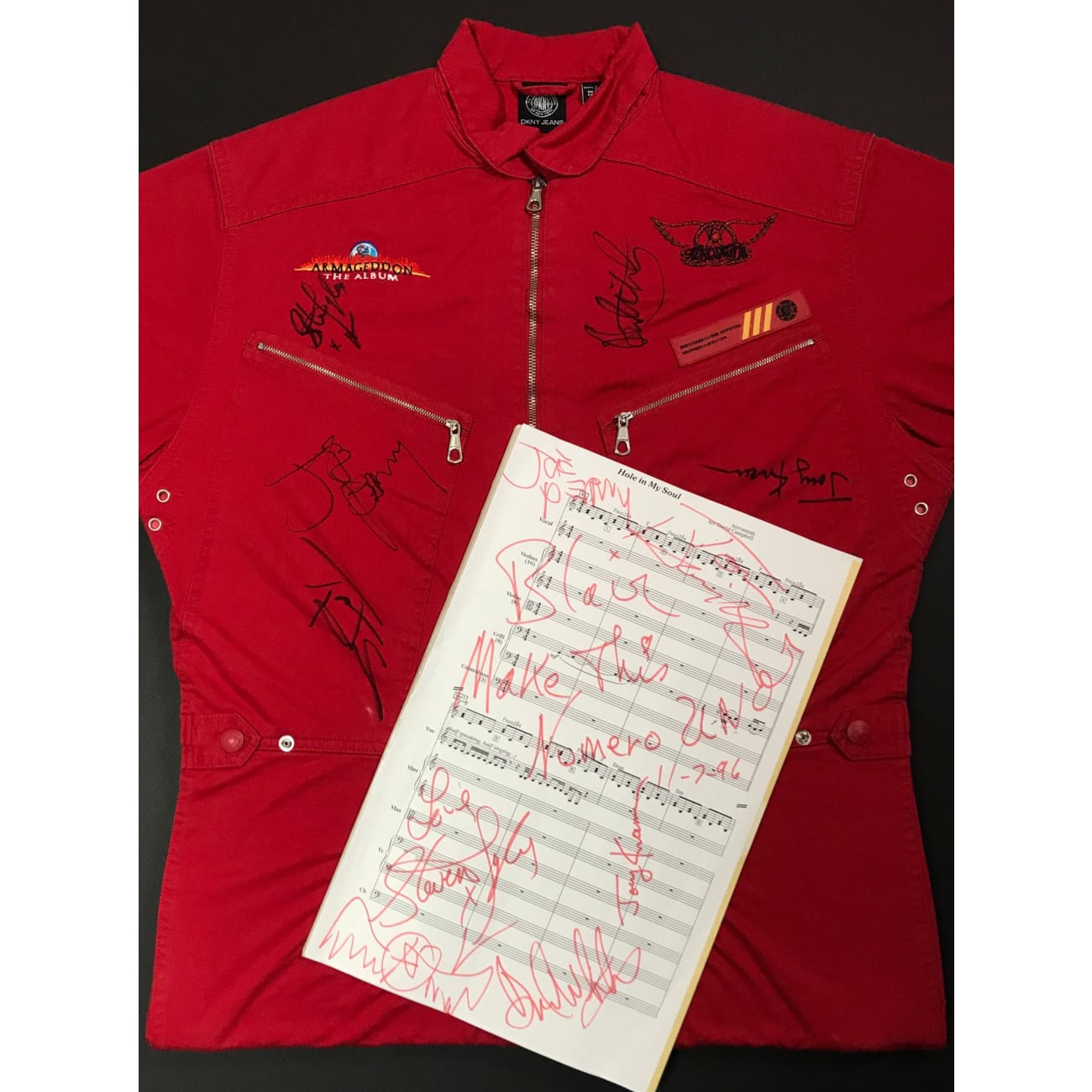 Aerosmith Signed 
